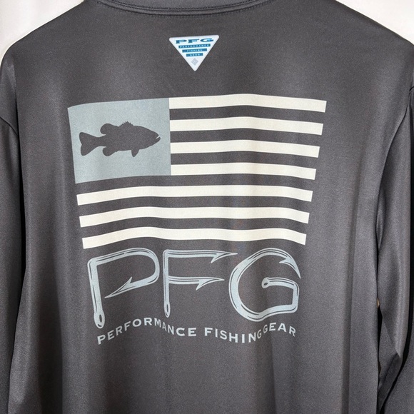 NWT Columbia Men's Terminal Tackle PFG Fish Star Long Sleeve Performance Shirt - Picture 7 of 12